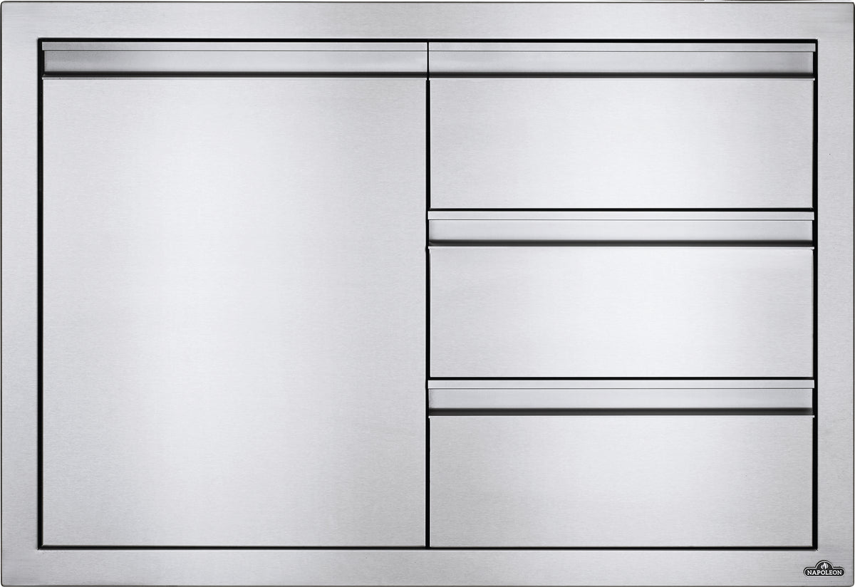 36" X 24" Single Door & Triple Drawer Combo