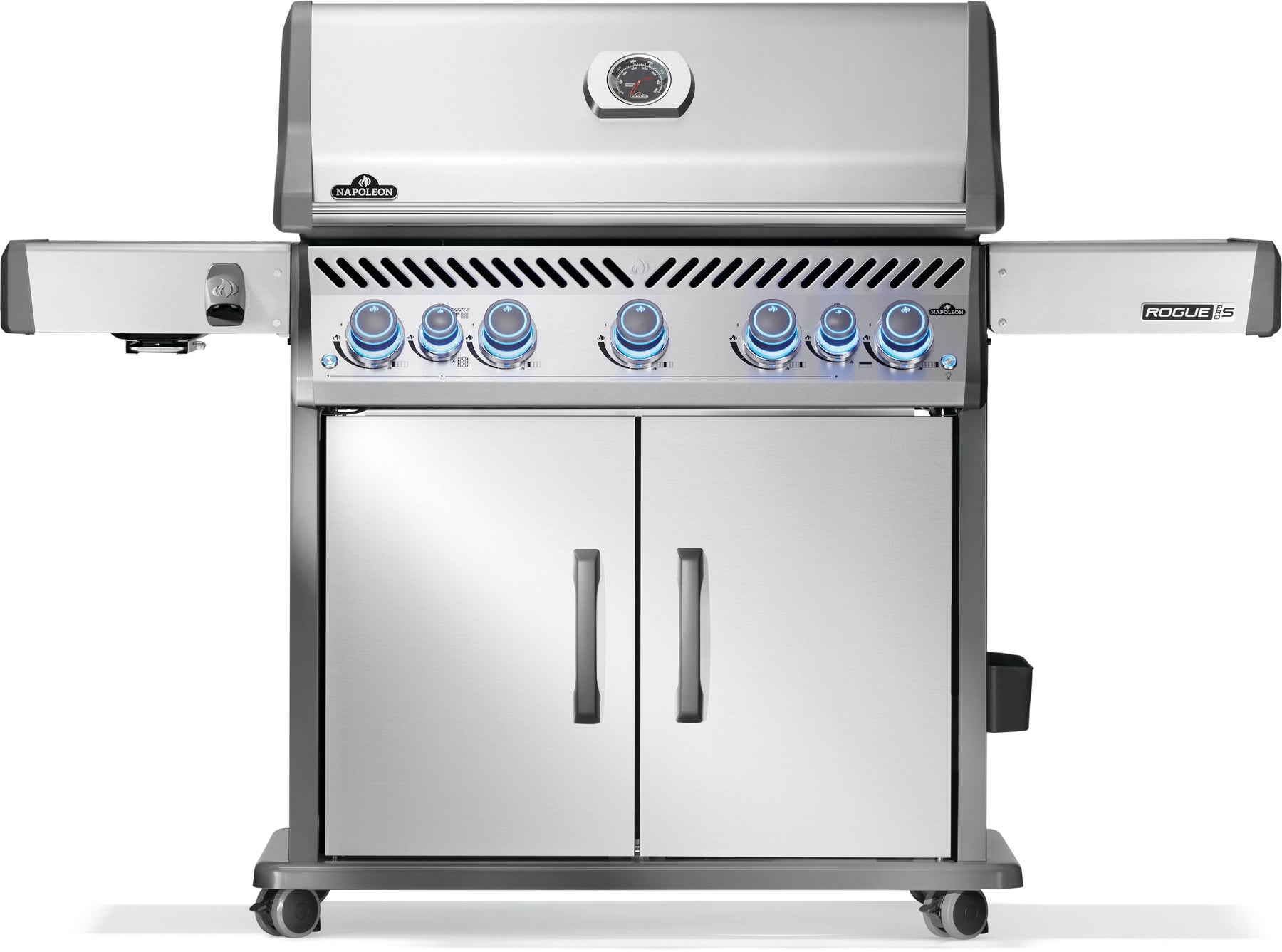 Rogue® PRO-S 625 Natural Gas Grill with Infrared Side and Rear Burners, Stainless Steel