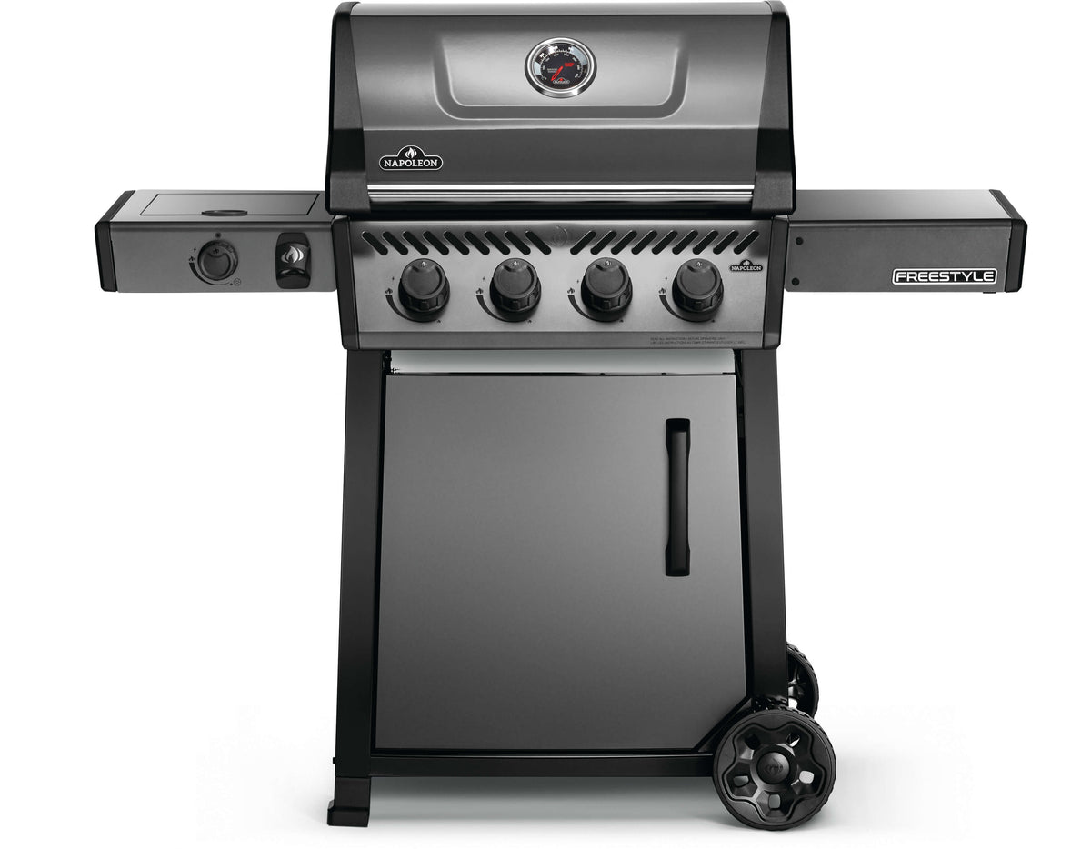 Freestyle 425 Propane Gas Grill with Range Side Burner, Graphite Grey