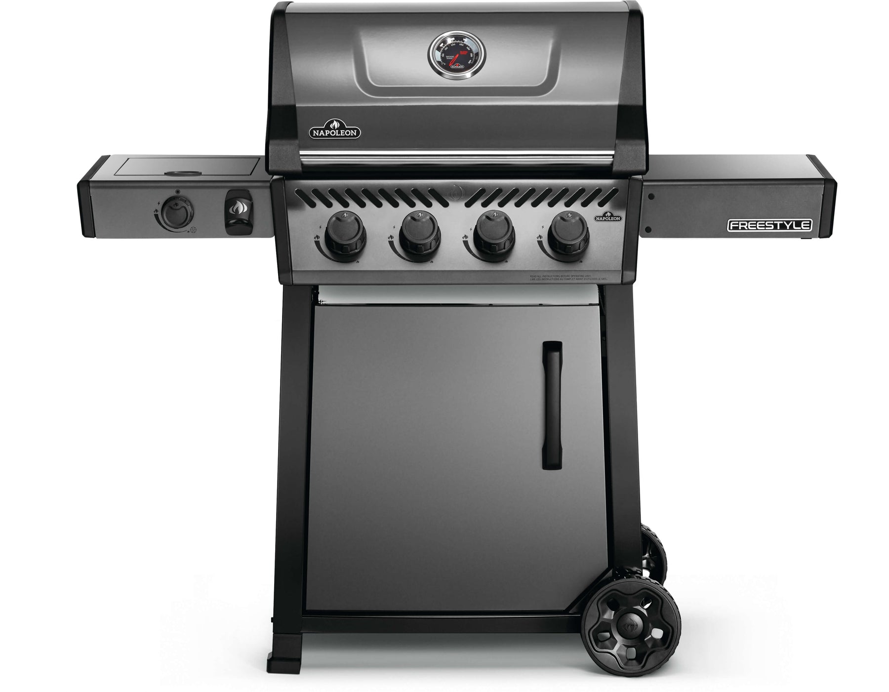 Freestyle 425 Propane Gas Grill with Range Side Burner, Graphite Grey