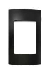 Contemporary Brushed Stainless Steel Surround with Safety Barrier for Vittoria™