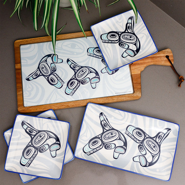 Appetizer Plates (Set of 2) - Whale