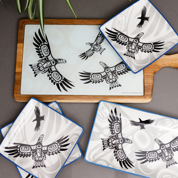 Appetizer Plates (Set of 2) - Soaring Eagle