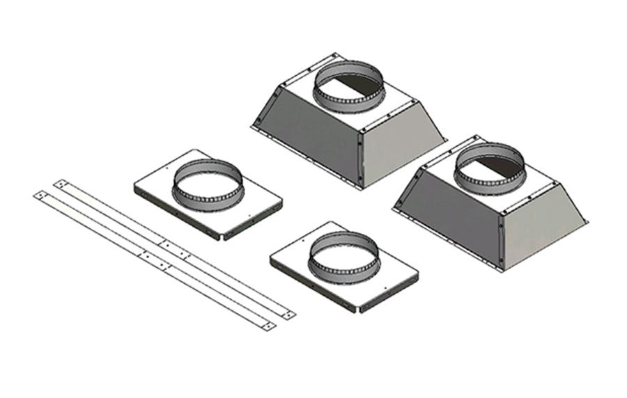 Ducted Heat Management Termination Plate Kit for Luxuria™ & Vector™ 62/74