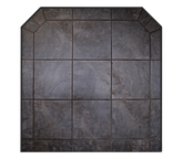 Stone Series Hearth Pad-Nero