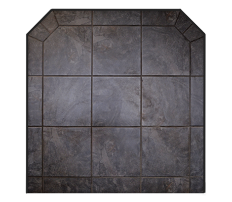 Stone Series Hearth Pad-Nero