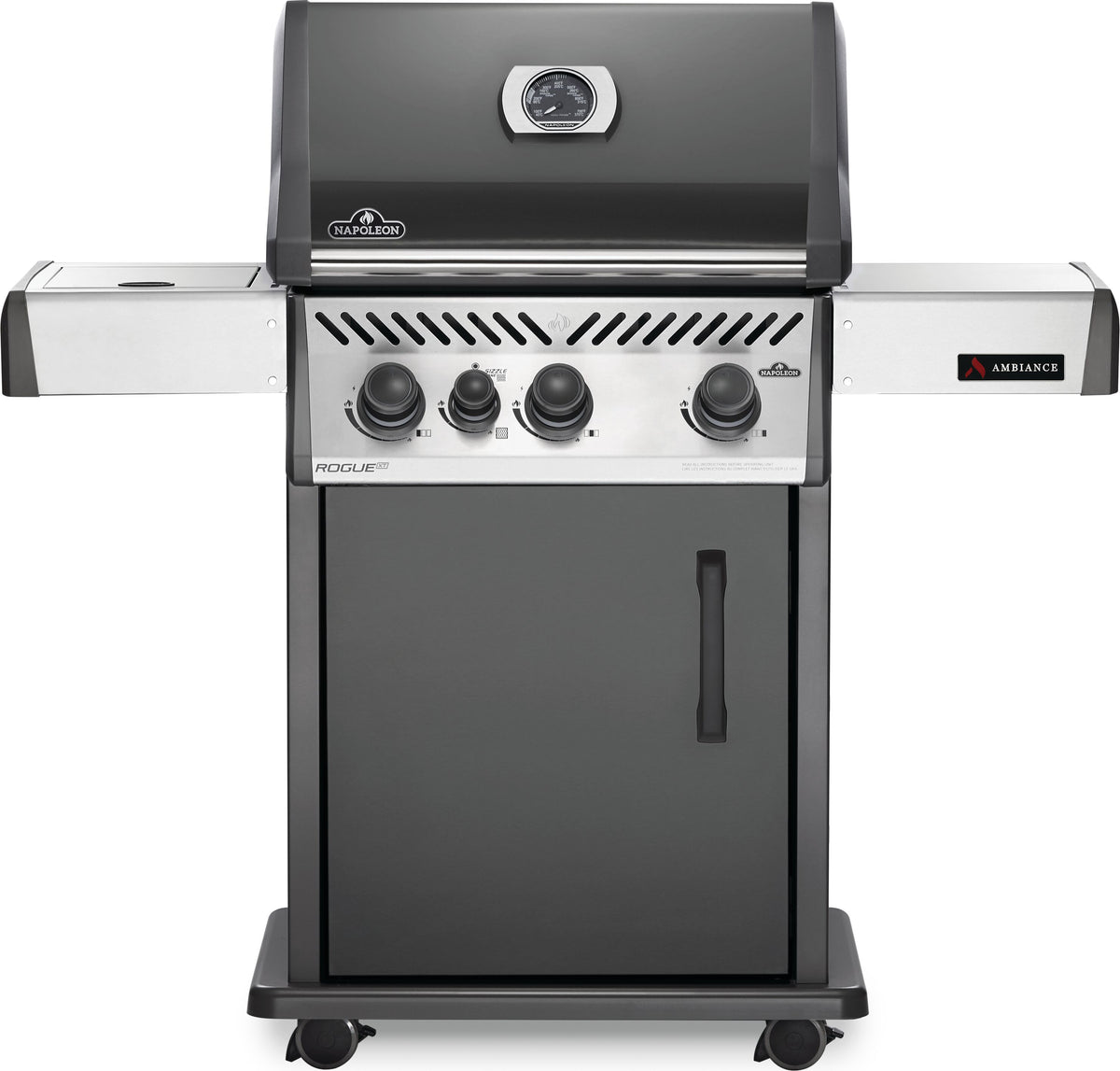 Rogue® XT 425 Ambience, Propane Gas Grill with Infrared Side Burner, Grey