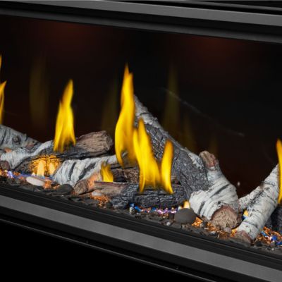 Birch Luminous Log Kit with Premium Burner for Tall Linear Vector™ 74L