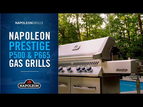 Prestige® 500 Natural Gas Grill with Infrared Side and Rear Burners, Stainless Steel