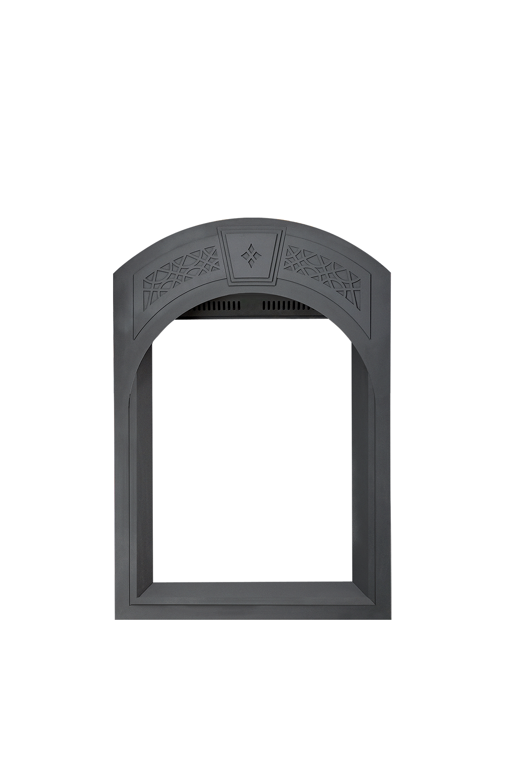 Arched Black Heritage Pattern Surround with Safety Barrier for Park Avenue™