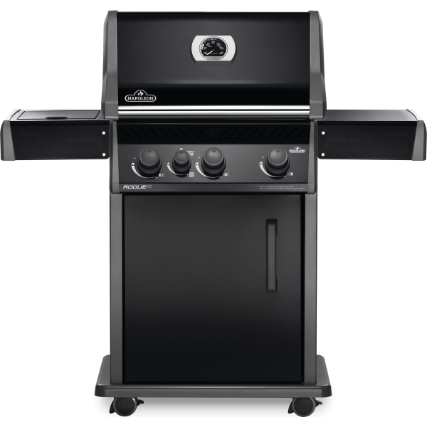 Rogue® XT 425 Natural Gas Grill with Infrared Side Burner, Black