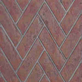Decorative Brick Panels Old Town Red™ Herringbone for Ascent™ Deep X 42