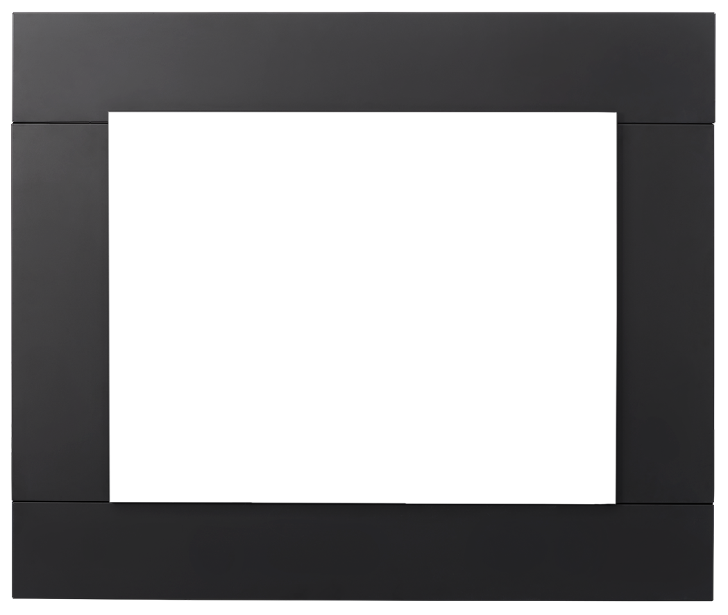 Finishing Trim - 5" Black, 4-Sided, can be installed as 3-Sided