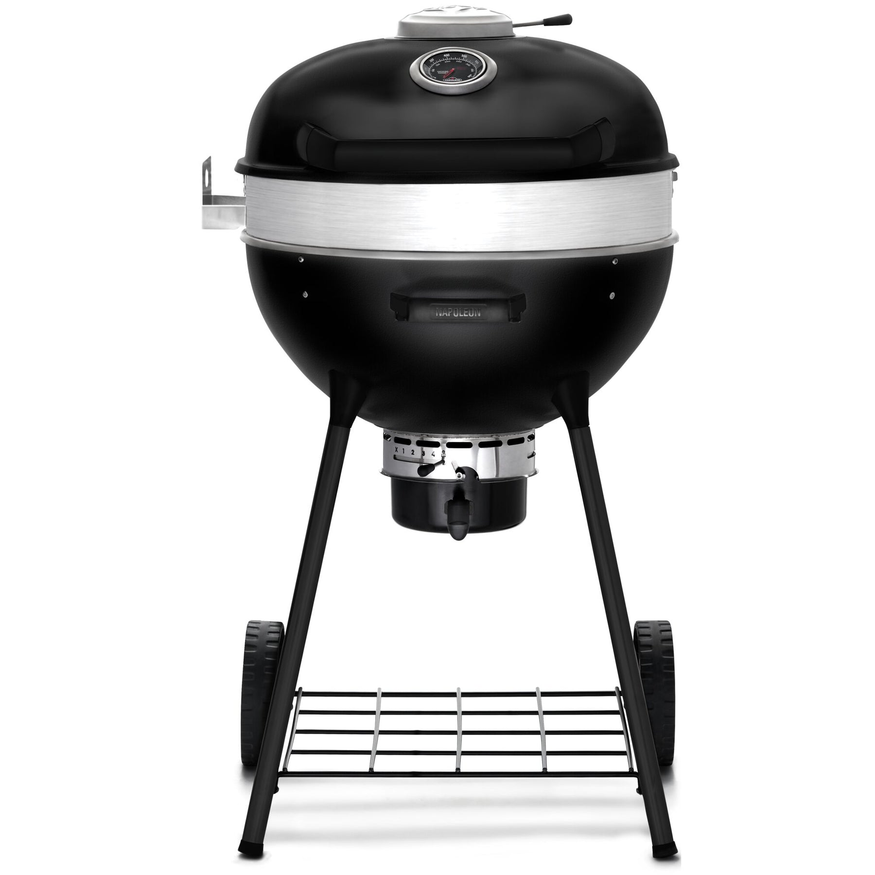 Rebel PRO 22 Charcoal Kettle Grill, Black