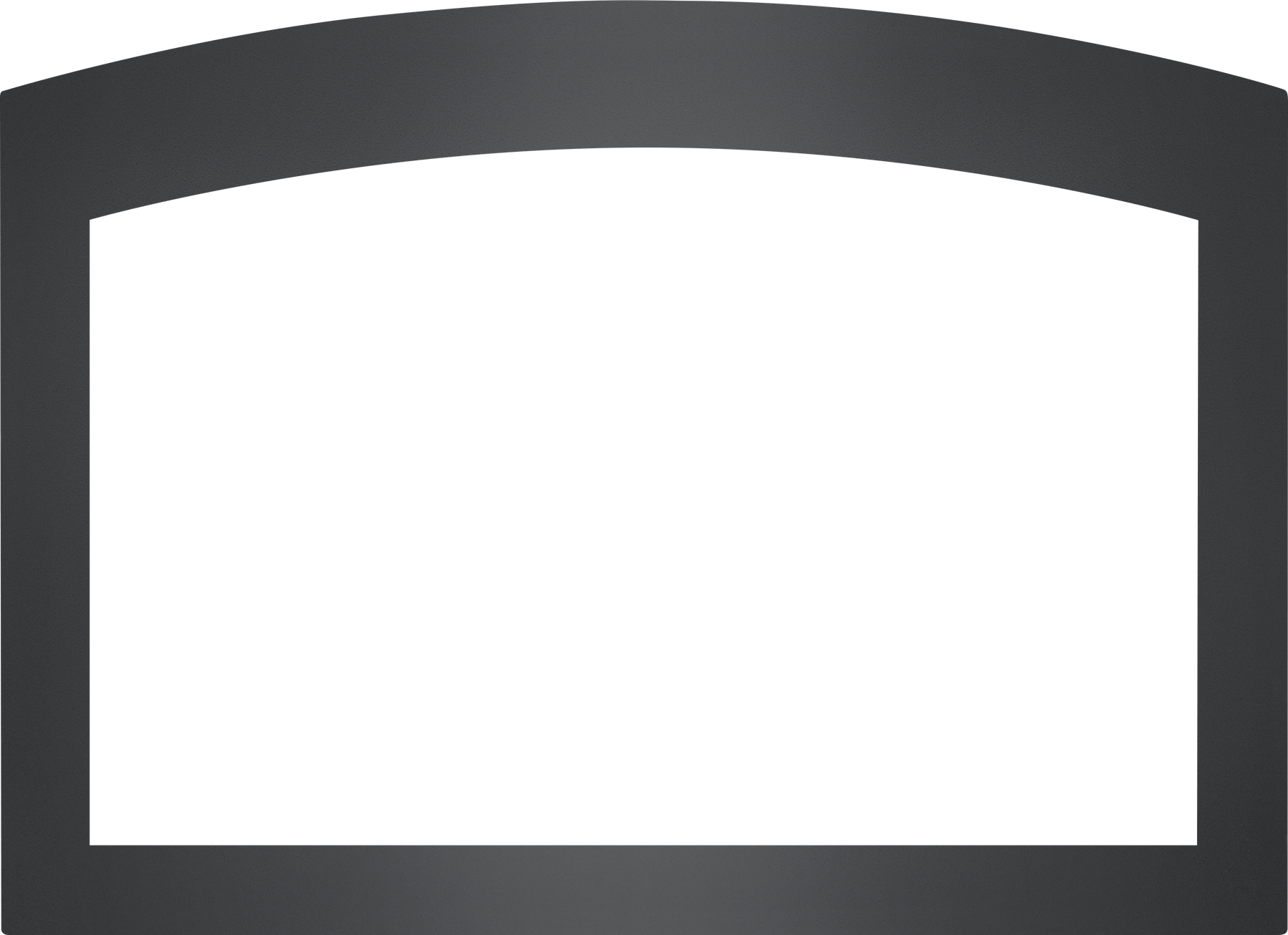 Small Arched 4-Sided Faceplate (for use with 3-Sided Backerplate), Charcoal for Oakville™ X4