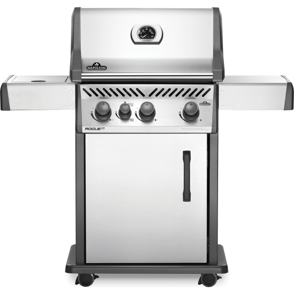 Rogue® XT 425 Natural Gas Grill with Infrared Side Burner, Stainless Steel