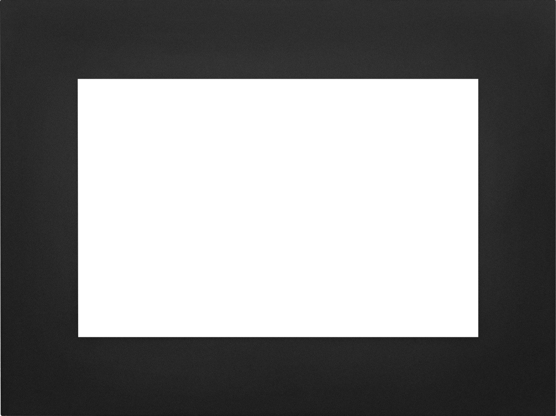 Large 4-Sided Faceplate (for use with 4-Sided Backerplate), Black for Oakville™ 3 Series