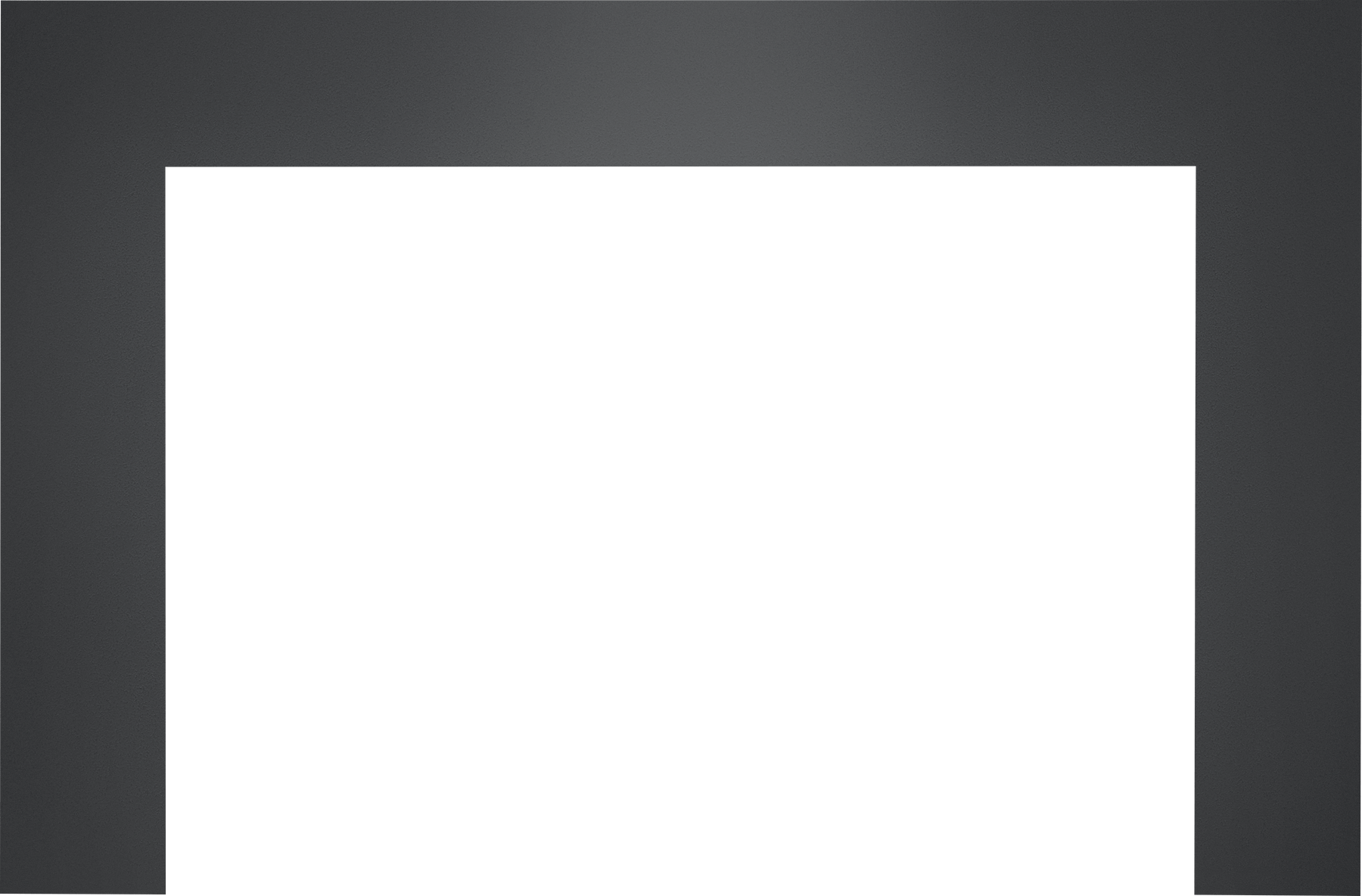 Large 3-Sided Faceplate (for use with 3-Sided Backerplate), Charcoal for Oakville™ X4