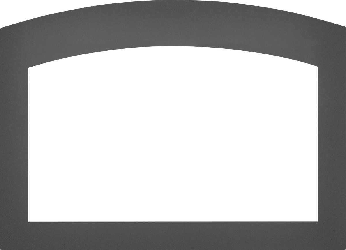 Small Arched 4-Sided Faceplate (for use with 3-Sided Backerplate), Gun Metal for Oakville™ 3 Series