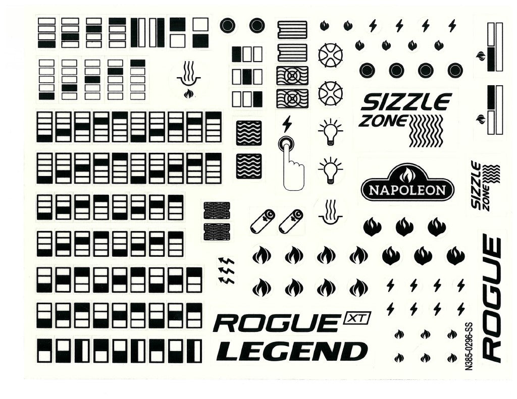 LABEL, DECALS, STN STL CONT PANEL