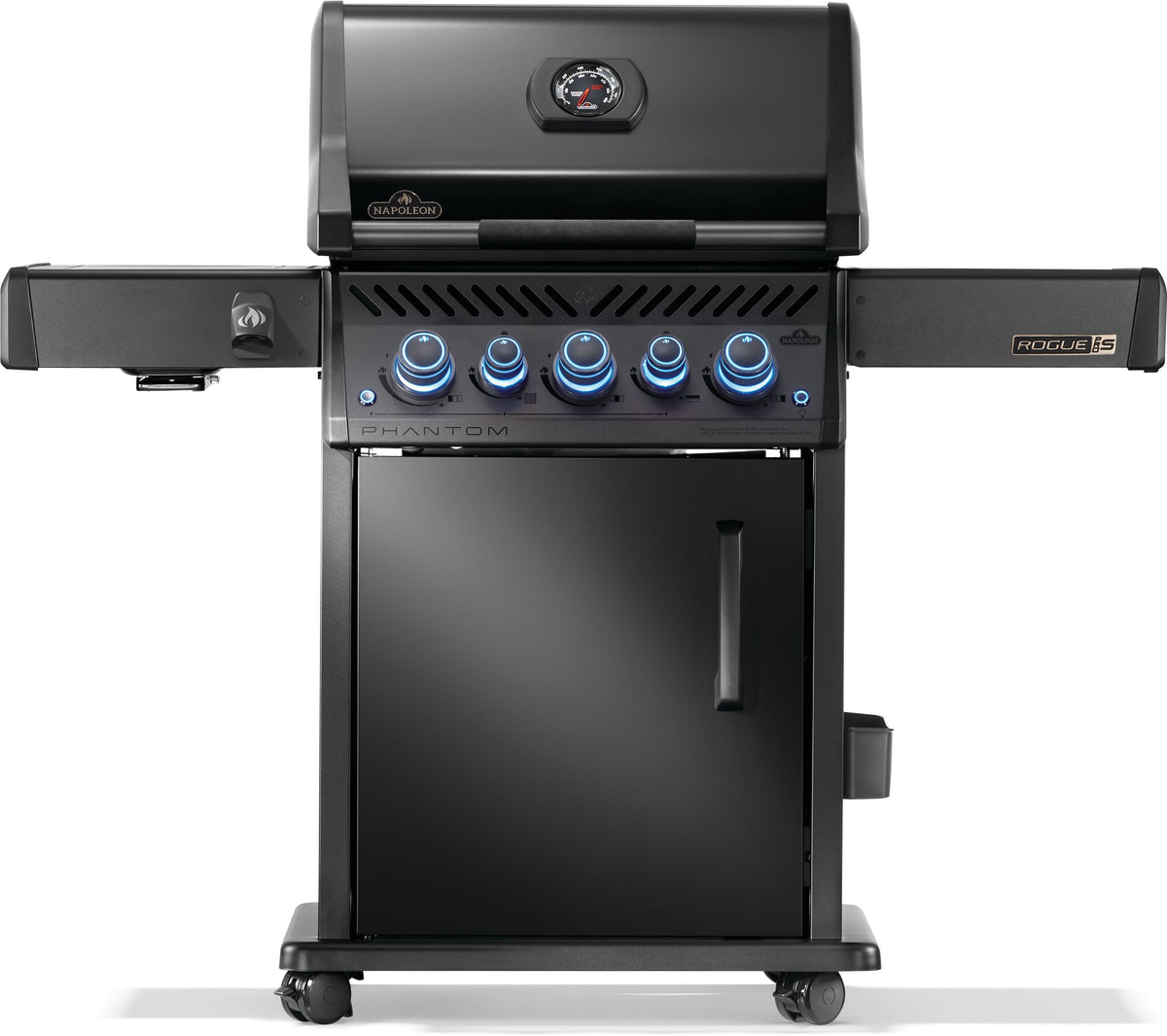 Phantom Rogue® PRO-S 425 Natural Gas Grill with Infrared Side and Rear Burners, Matte Black