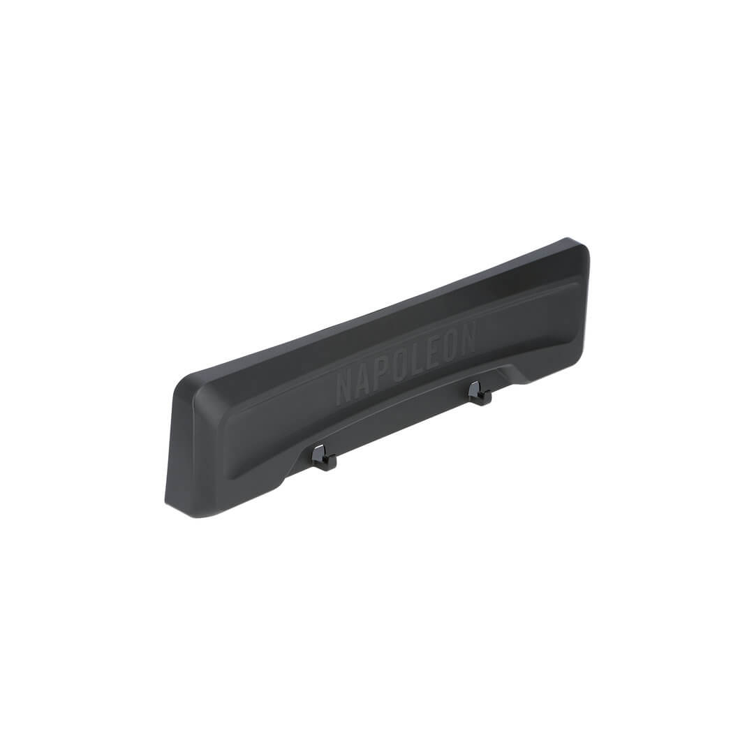 CAP, END SD SHLF BLACK LD4/4X