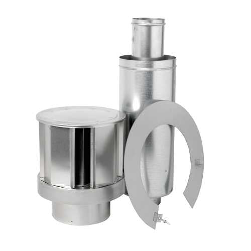 Roof Terminal Kit, 8/11" - Terminal and Collar Only