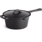 Cast Iron Sauce Pan with Lid