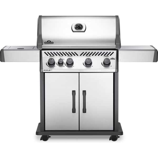 Rogue® XT 525 Natural Gas Grill with Infrared Side Burner, Stainless Steel