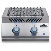 Built-In 700 Series 18" Dual Range Top Burner Natural Gas, Stainless Steel