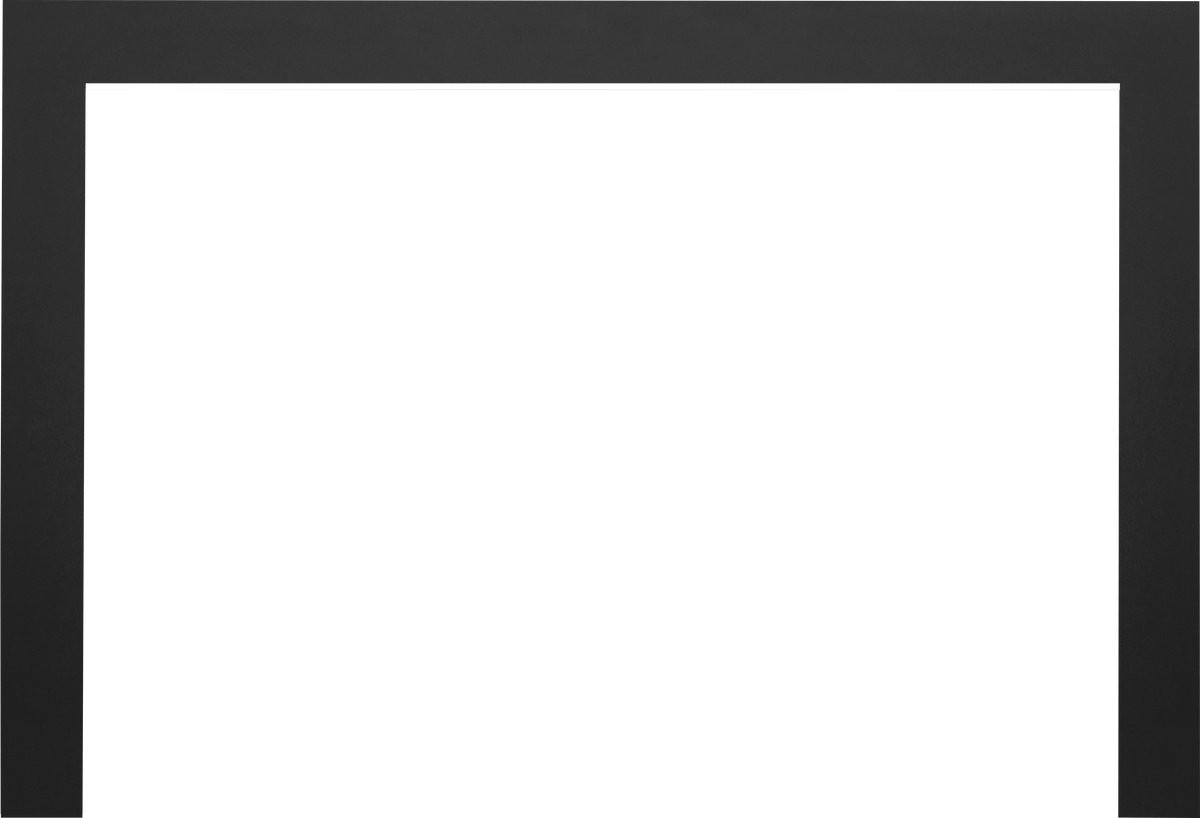 Small 3-Sided Faceplate (for use with 3-Sided Backerplate), Black for Oakville™ X4