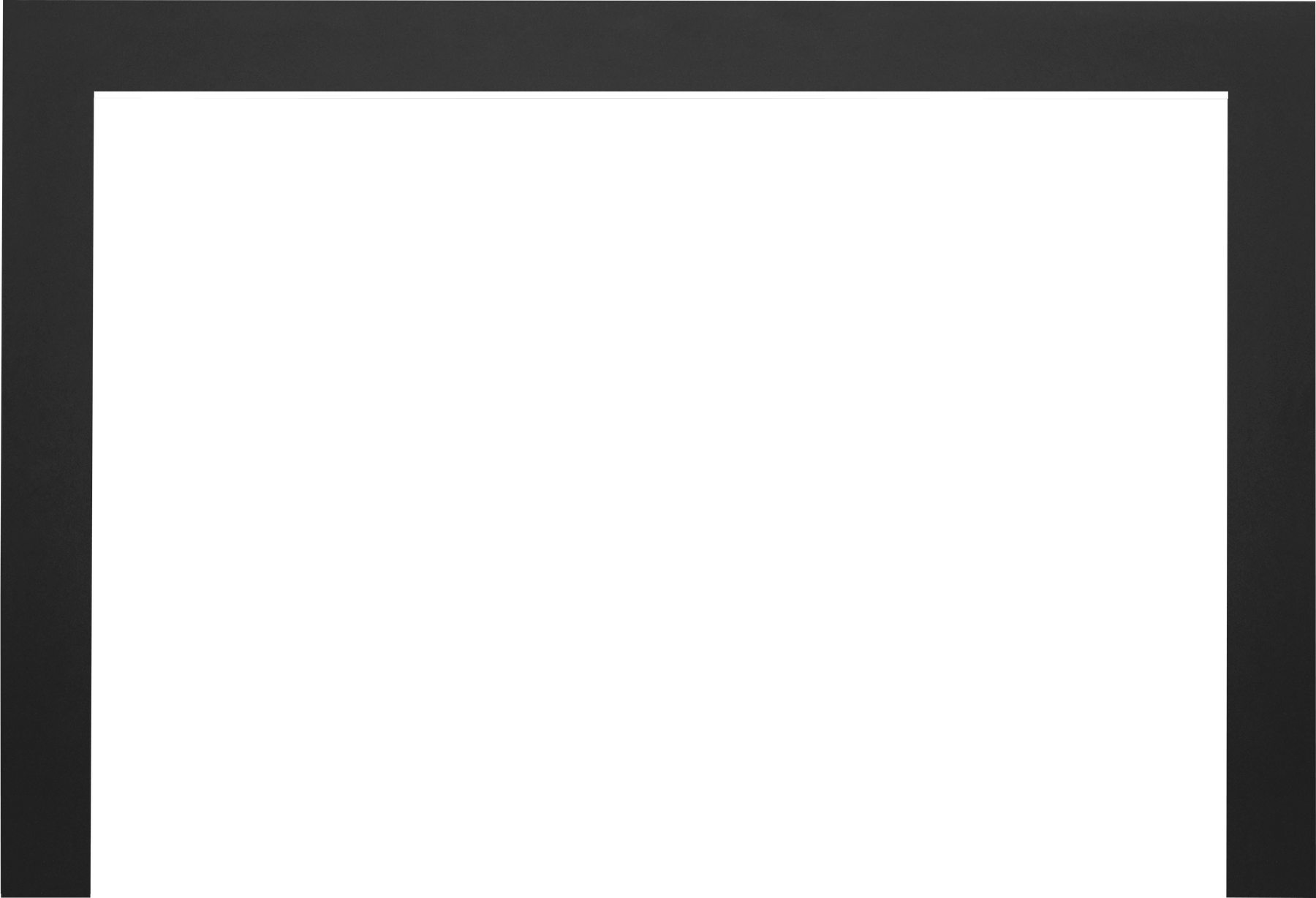 Small 3-Sided Faceplate (for use with 3-Sided Backerplate), Black for Oakville™ X4