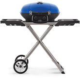 TravelQ™ 285X Portable Propane Gas Grill with Scissor Cart, Blue