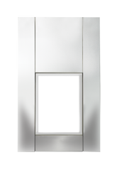 Brushed Stainless Steel Surround with Safety Barrier