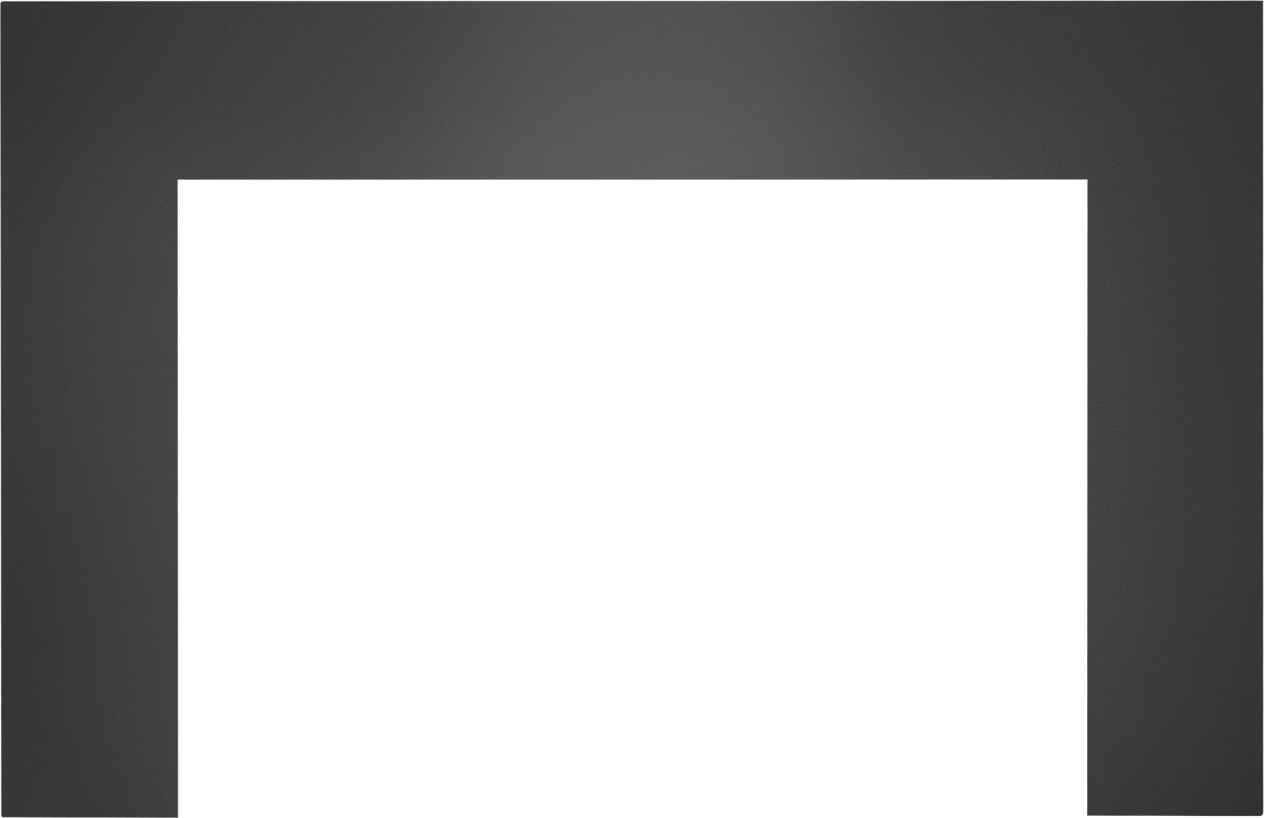 Large 3-Sided Faceplate (for use with 3-Sided Backerplate), Charcoal for Oakville™ 3 Series