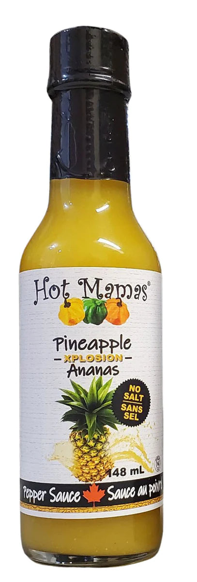 Hot Mamas - No Salt Added - Pineapple Xplosion Pepper Sauce 148ml