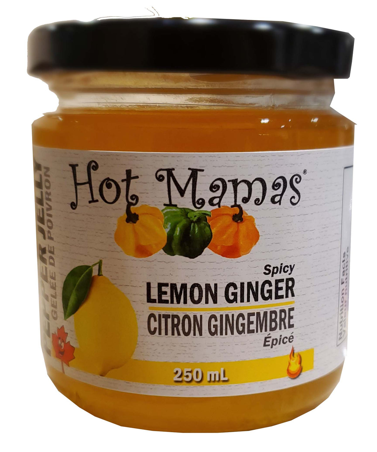 Hot Mama's Lemon Ginger Pepper Jelly (250ml)