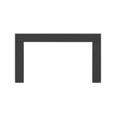 Black 3-Sided Flashing (for Opening less than 26.75" H x 44.75" W) for Inspiration™ ZC