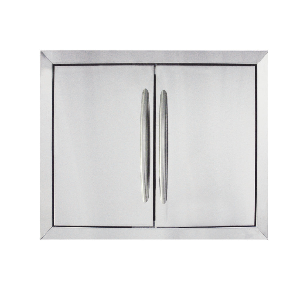 Medium Stainless Steel Double Door Set