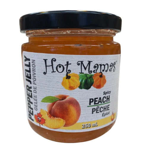 Hot Mamas Peach Pepper Jelly 250ml