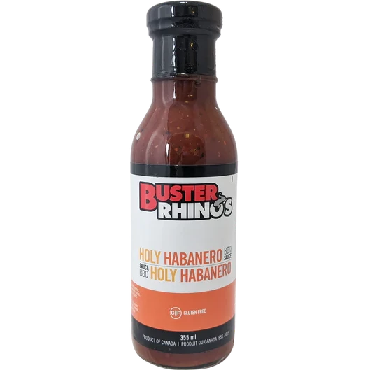 Buster Rhinos Holy Habanero BBQ Sauce -355ml