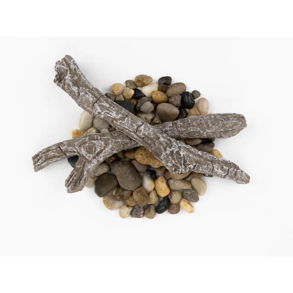 Driftwood Log Kit with Rocks for Purview 32/38