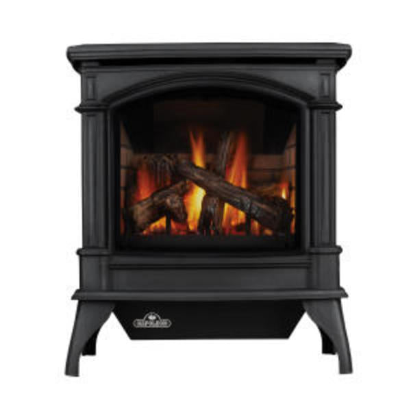 Knightsbridge™ Direct Vent Stove, Natural Gas, Electronic Ignition - Black