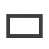 Black 4-Sided Flashing (for Opening less than 36.5" H x 44.75" W) for Inspiration™ ZC