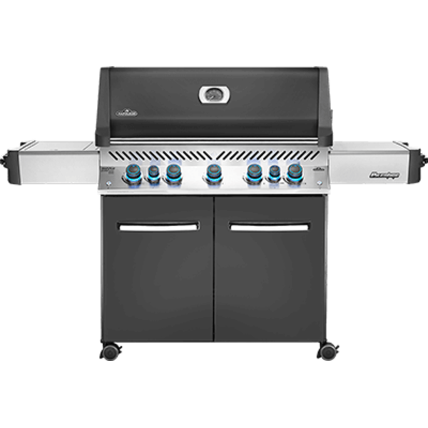 Prestige® 665 Propane Gas Grill with Infrared Side and Rear Burners, Grey