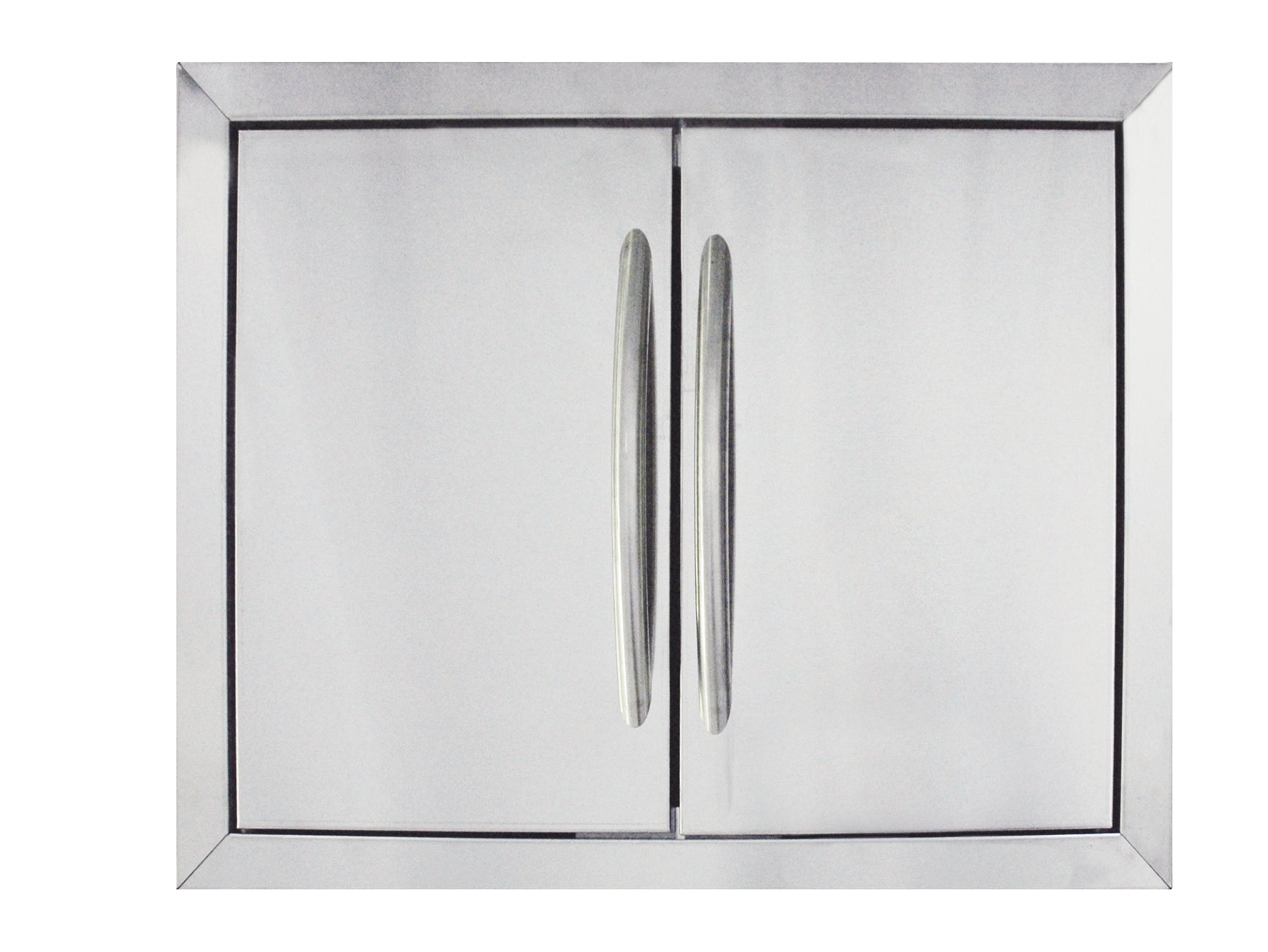 Large Stainless Steel Double Door Set